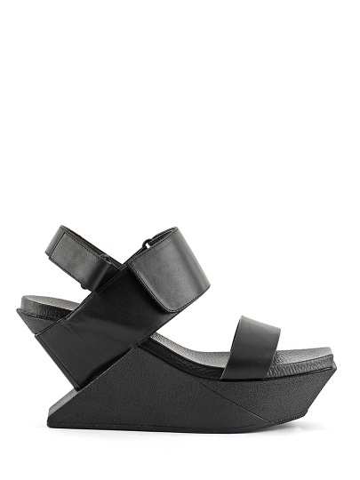Купить женские черные босоножки бренд united nude delta wedge sandal артикул 6un.un112677.k в интернет магазине брендовой обуви JustCouture.ru