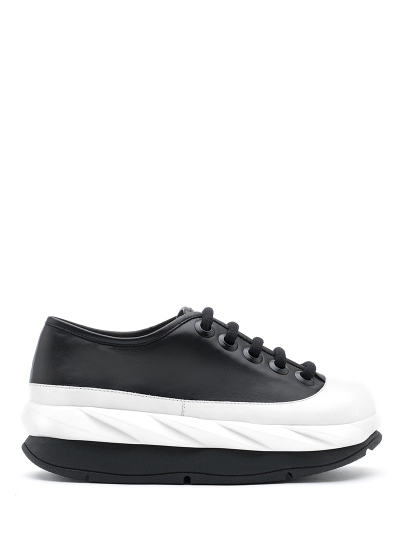 Купить женские черные полуботинки бренд  mellow laceup артикул 5cs.cy107390.k в интернет магазине брендовой обуви JustCouture.ru