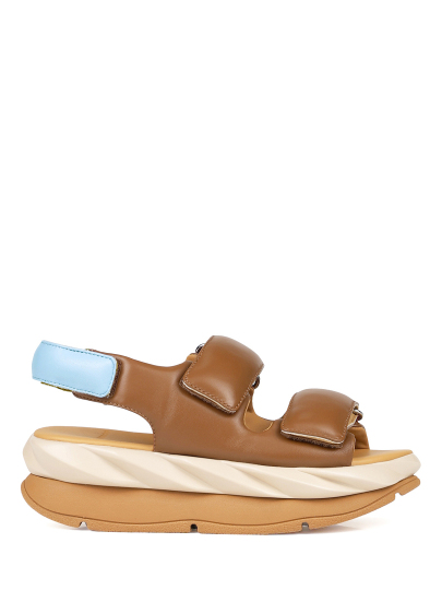 Купить женские коричневые сандалии бренд  mellow bibi артикул 4cs.cy149209.t в интернет магазине брендовой обуви JustCouture.ru