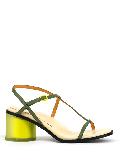 Купить женские зеленые босоножки бренд  fog strap sandal артикул 4cs.cy102401.k в интернет магазине брендовой обуви JustCouture.ru
