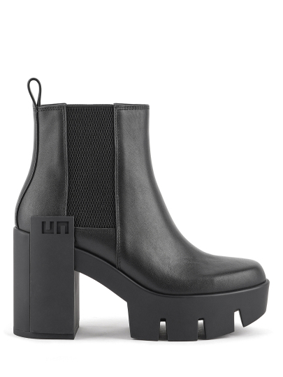 Купить женские черные ботильоны бренд united nude grip chelsea mid v артикул 5un.un152004.k в интернет магазине брендовой обуви JustCouture.ru