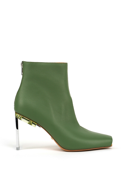 Купить женские зеленые ботильоны бренд  inity boot артикул 4cs.cy102373.k в интернет магазине брендовой обуви JustCouture.ru