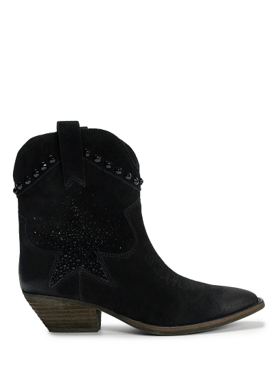 Купить женские черные полусапоги бренд ash dallas артикул 8ah.ah124646.k в интернет магазине брендовой обуви JustCouture.ru