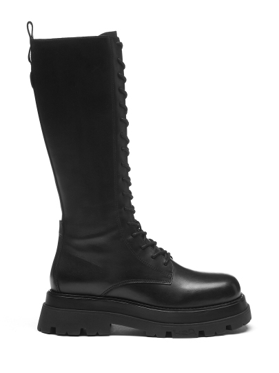 Купить женские черные сапоги бренд ash elvis артикул 7ah.ah117524.k в интернет магазине брендовой обуви JustCouture.ru