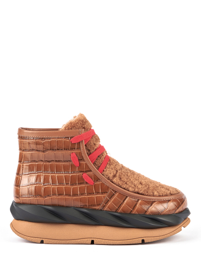 Купить женские коричневые ботинки бренд  mellow waboo артикул 9cs.cy130422.k в интернет магазине брендовой обуви JustCouture.ru