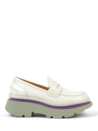 Купить женские белые туфли бренд  crunch penny loafer артикул 6cs.cy112524.k в интернет магазине брендовой обуви JustCouture.ru